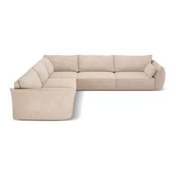 Coltar bej (cu colt variabil) Vanda - Mazzini Sofas imagine