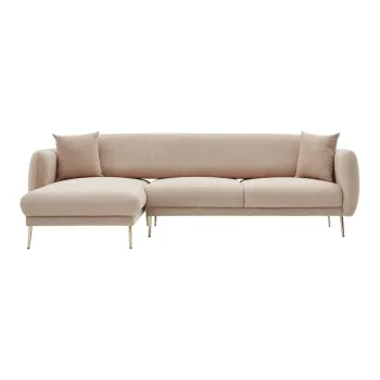 Coltar bej extensibil (colt pe partea dreapta) Simena - Balcab Home imagine