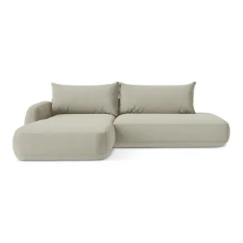 Coltar bej extensibil (cu colt pe partea dreapta/cu sezlong) Hale - Makamii imagine