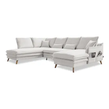 Coltar bej extensibil (cu colt pe partea dreapta/in forma de 