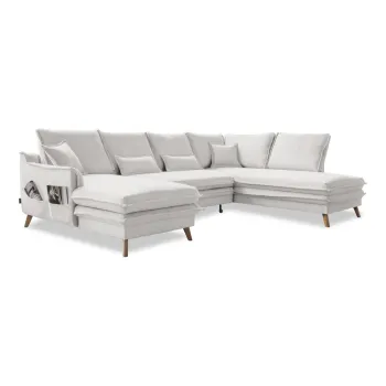 Coltar bej extensibil (cu colt pe partea stanga /in forma de 