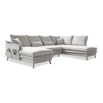 Coltar bej extensibil (cu colt pe partea stanga /in forma de 