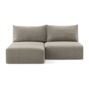 Coltar bej extensibil/cu spatiu de depozitare (cu colt pe partea dreapta) Kalena - Makamii imagine