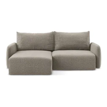 Coltar bej extensibil/cu spatiu de depozitare (cu colt pe partea dreapta) Kalena - Makamii imagine