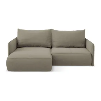 Coltar bej extensibil/cu spatiu de depozitare (cu colt pe partea dreapta) Nanea - Makamii imagine