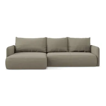 Coltar bej extensibil/cu spatiu de depozitare (cu colt pe partea dreapta) Nanea - Makamii imagine