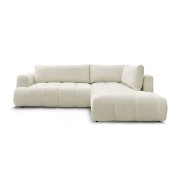 Coltar bej extensibil/cu spatiu de depozitare (cu colt pe partea stanga/in forma de 