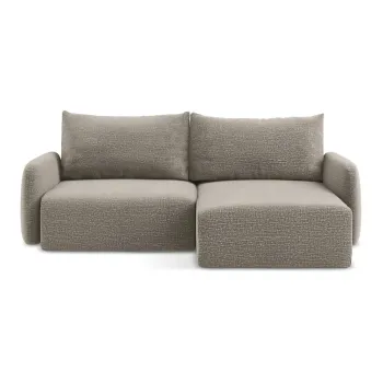 Coltar bej extensibil/cu spatiu de depozitare (cu colt pe partea stanga) Kalena - Makamii imagine