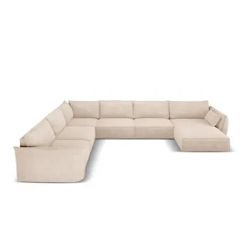 Coltar bej (pe partea dreapta) Vanda - Mazzini Sofas imagine