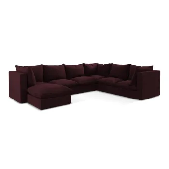Coltar burgundy (cu colt pe partea stanga/in forma de 