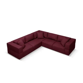 Coltar burgundy (cu colt variabil) Esther - Milo Casa imagine