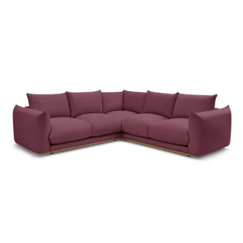 Coltar burgundy Ernest - Bobochic Paris imagine