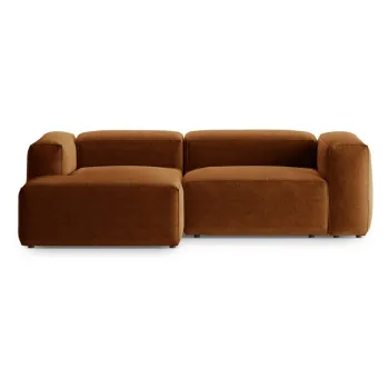 Coltar caramiziu (cu colt pe partea dreapta/cu sezlong) Bergano - Cosmopolitan Design imagine