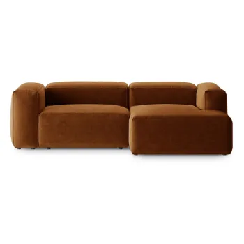 Coltar caramiziu (cu colt pe partea stanga/cu sezlong) Bergano - Cosmopolitan Design imagine