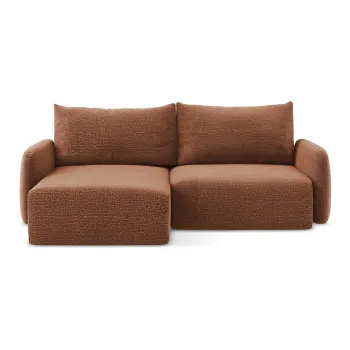 Coltar caramiziu extensibil/cu spatiu de depozitare (cu colt pe partea dreapta) Kalena - Makamii imagine