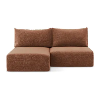 Coltar caramiziu extensibil/cu spatiu de depozitare (cu colt pe partea dreapta) Kalena - Makamii imagine