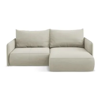 Coltar crem extensibil/cu spatiu de depozitare (cu colt pe partea stanga) Nanea - Makamii imagine