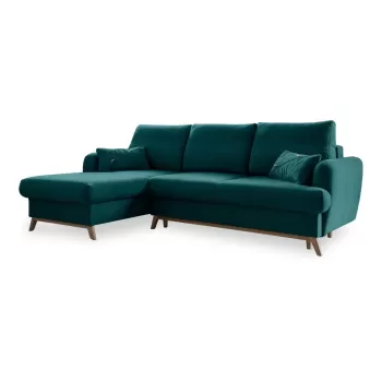 Coltar extensibil cu sezlong pe partea dreapta Miuform Scandic Lagom, turcoaz imagine