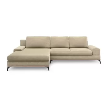 Coltar extensibil cu sezlong pe partea dreapta Windsor & Co Sofas Planet, bej imagine