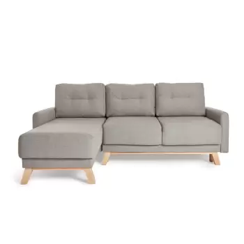 Coltar extensibil variabil Debut Pop, gri deschis imagine