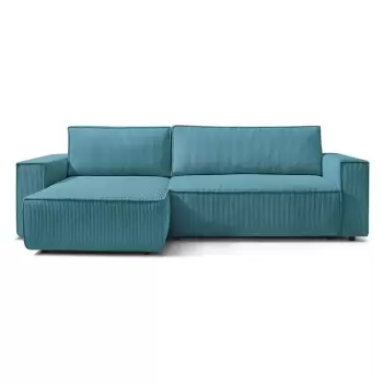 Coltar extensibil velur Bobochic Paris Nihad, turcoaz imagine