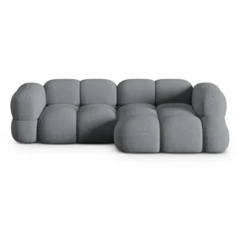 Coltar gri (cu colt pe partea stanga/cu sezlong) Loretto - Cosmopolitan Design imagine