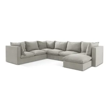 Coltar gri deschis (cu colt pe partea dreapta/in forma de 