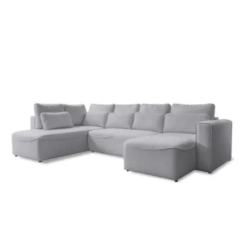 Coltar gri deschis extensibil (colt in forma de 