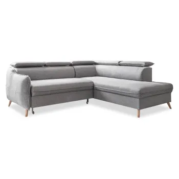 Coltar gri deschis extensibil (cu colt pe partea stanga ) Sweet Harmony - Miuform imagine