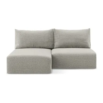 Coltar gri deschis extensibil/cu spatiu de depozitare (cu colt pe partea dreapta) Kalena - Makamii imagine