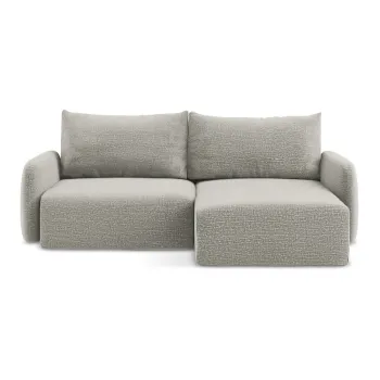 Coltar gri deschis extensibil/cu spatiu de depozitare (cu colt pe partea stanga) Kalena - Makamii imagine