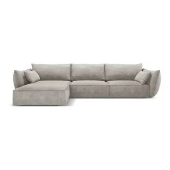 Coltar gri deschis (pe partea dreapta) Vanda - Mazzini Sofas imagine