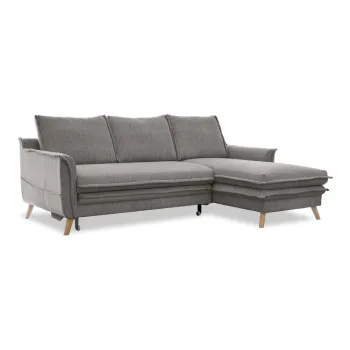 Coltar gri extensibil (cu colt pe partea stanga ) Charming Charlie - Miuform imagine