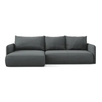 Coltar gri extensibil/cu spatiu de depozitare (cu colt pe partea dreapta) Nanea - Makamii imagine