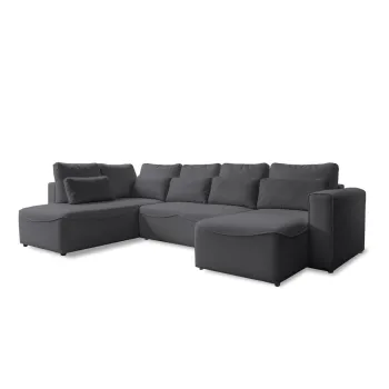 Coltar gri inchis extensibil (colt in forma de 