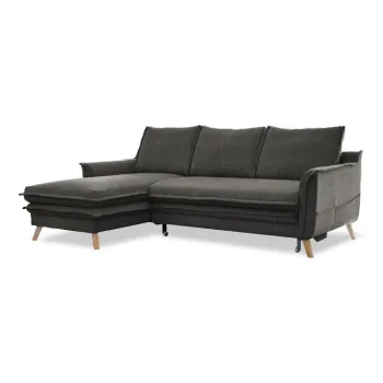 Coltar gri inchis extensibil (cu colt pe partea dreapta) Charming Charlie - Miuform imagine