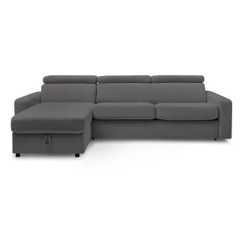 Coltar gri inchis extensibil (cu colt variabil) Monaco - Bobochic Paris imagine