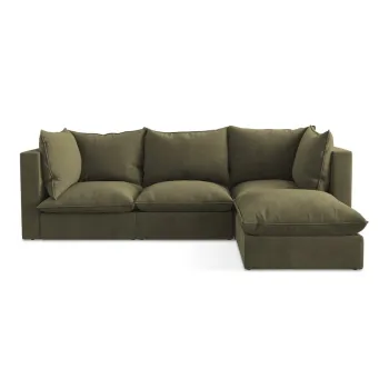 Coltar kaki (cu colt pe partea stanga/cu sezlong) Manao - Makamii imagine