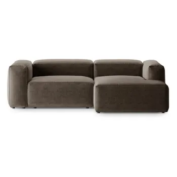 Coltar maro (cu colt pe partea stanga/cu sezlong) Bergano - Cosmopolitan Design imagine