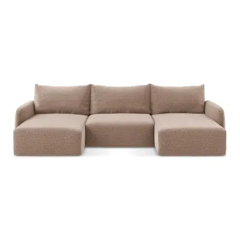 Coltar maro deschis extensibil/cu spatiu de depozitare Kalena - Makamii imagine