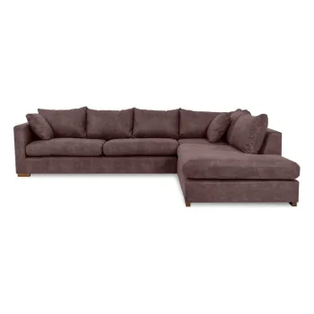 Coltar maro inchis cu tapiterie din imitatie de piele (cu colt pe partea stanga ) Hamburg - Scandic imagine