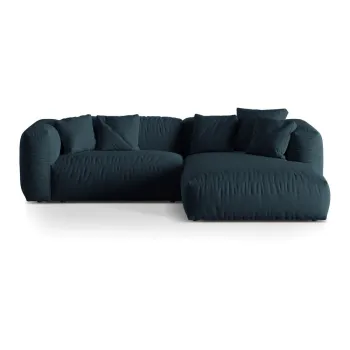 Coltar modular albastru inchis (cu colt pe partea stanga ) Martina - Micadoni Home imagine