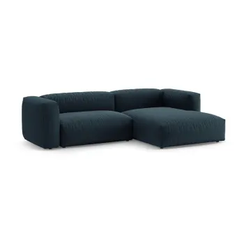 Coltar modular albastru inchis extensibil (cu colt pe partea stanga/cu sezlong) Martina - Micadoni imagine