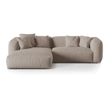 Coltar modular bej (cu colt pe partea dreapta) Martina - Micadoni Home imagine