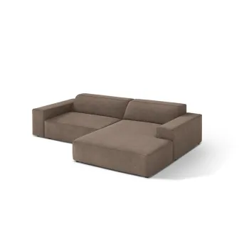 Coltar modular bej (cu colt pe partea stanga/cu sezlong) Jodie - Micadoni imagine