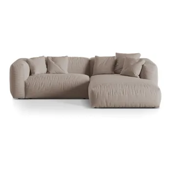 Coltar modular bej (cu colt pe partea stanga ) Martina - Micadoni Home imagine