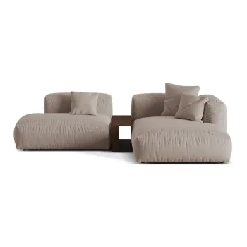 Coltar modular bej (cu colt pe partea stanga ) Martina - Micadoni Home imagine