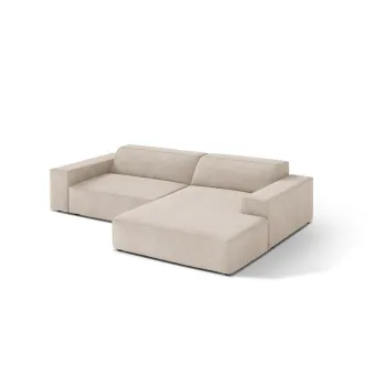 Coltar modular crem (cu colt pe partea stanga/cu sezlong) Jodie - Micadoni imagine