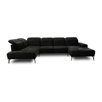 Coltar negru (cu colt pe partea dreapta/in forma de 