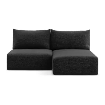 Coltar negru extensibil/cu spatiu de depozitare (cu colt pe partea stanga) Kalena - Makamii imagine